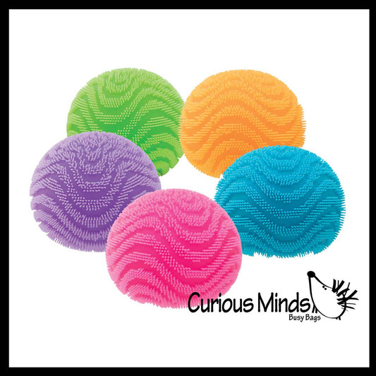 1 NeeDoh Fuzzball Waves Soft Doh Filled Stretch Ball - Ultr